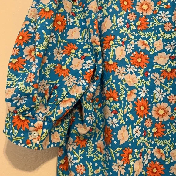Loft Floral Button Blouse - Picture 7 of 7